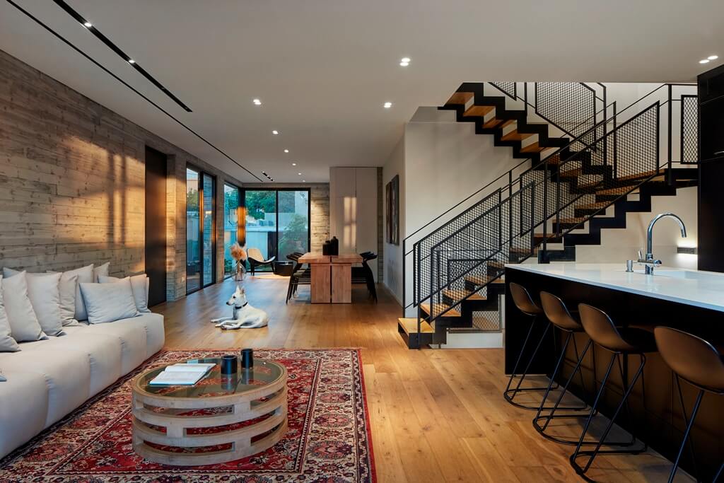 אלמנטים עיצוביים ייחודיים בבית המתוכנן בסטנדרט אדריכלות יוקרה ע